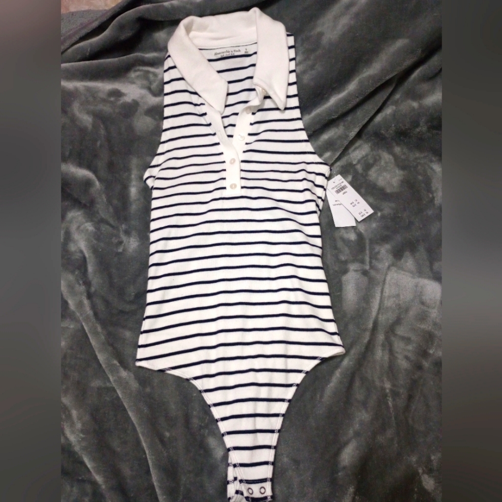 Abercrombie Sleeveless Polo Bodysuit